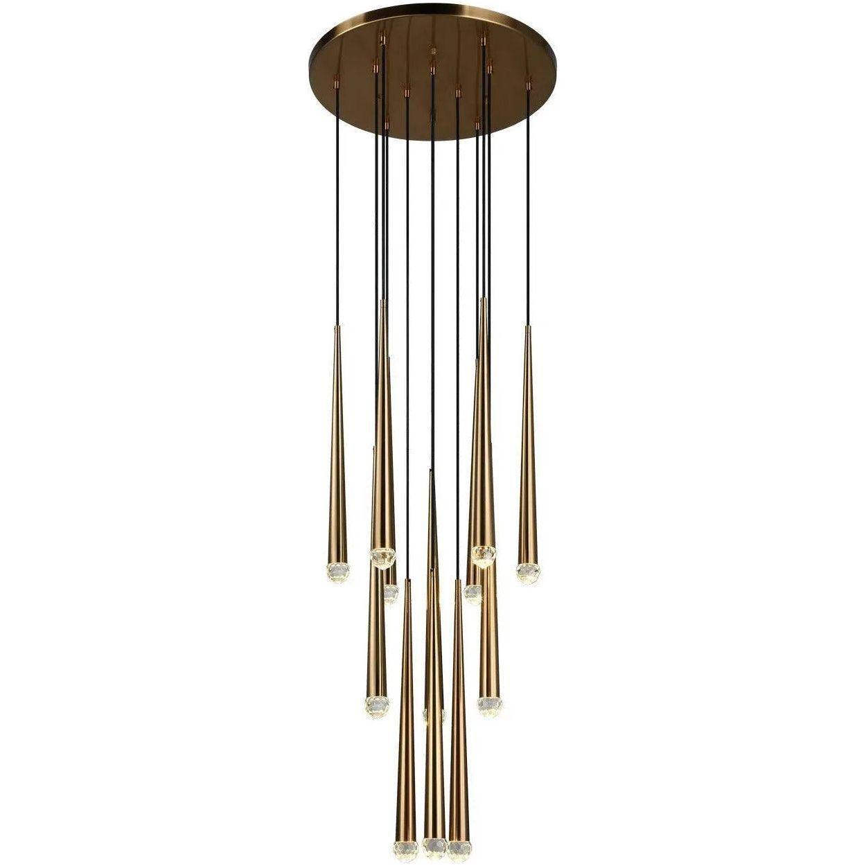 Matteo Lighting - Renaie Multi-Light LED Pendant - C62712AG - Canada Light Shop