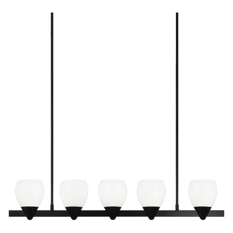 Matteo Lighting - Reya Linear Pendant - C74015BK - Canada Light Shop