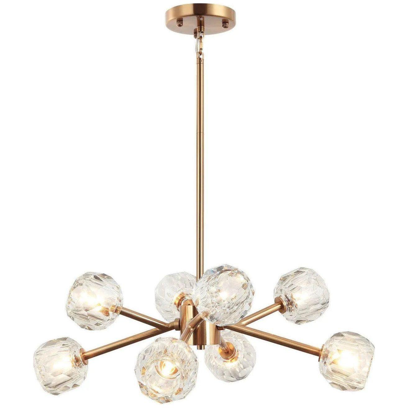 Matteo Lighting - Rosa Chandelier - C61408AG - Canada Light Shop