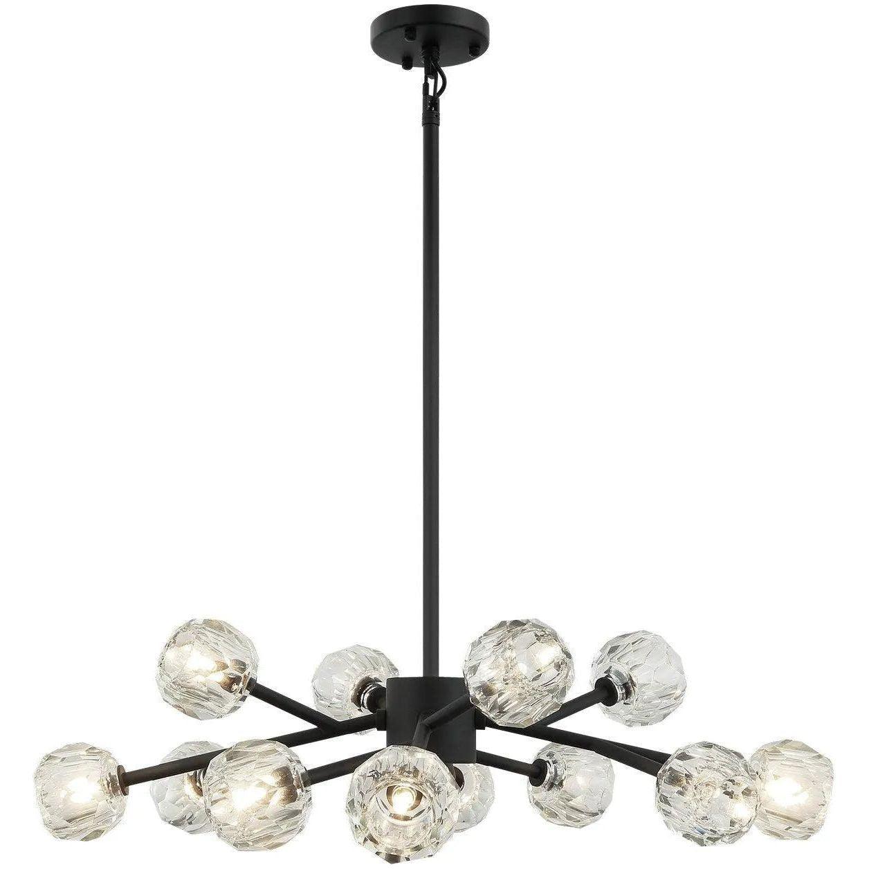 Matteo Lighting - Rosa Chandelier - C61412MB - Canada Light Shop