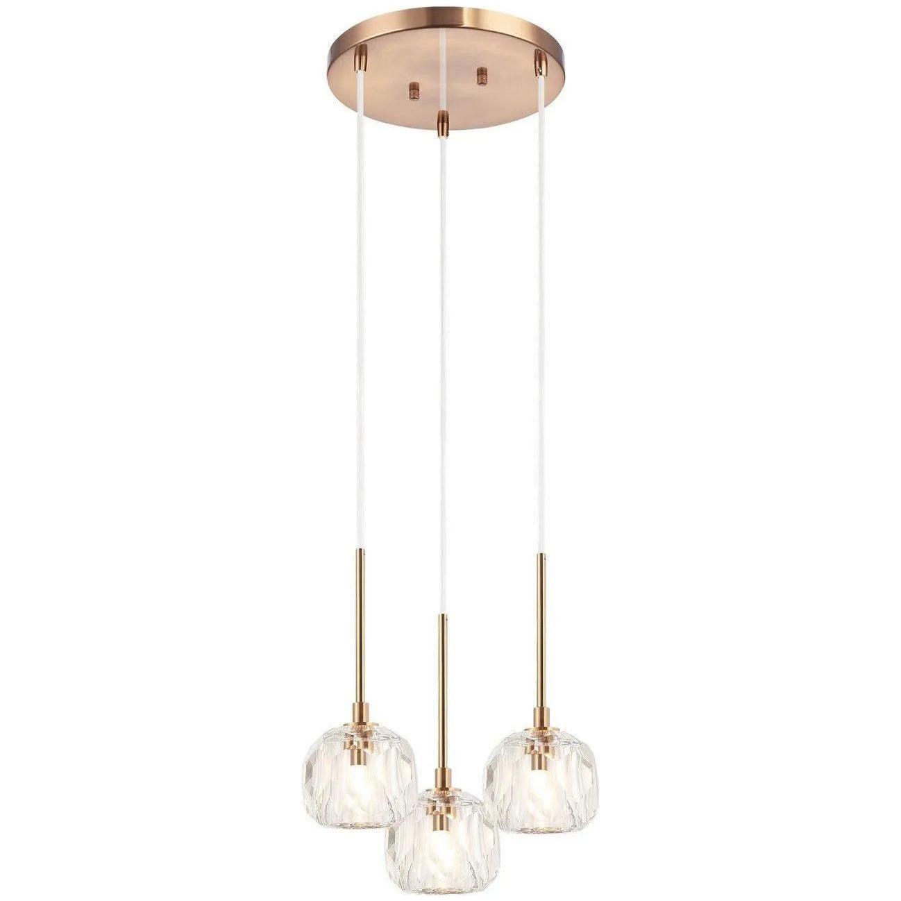 Matteo Lighting - Rosa Multi Pendant - C61433AG - Canada Light Shop