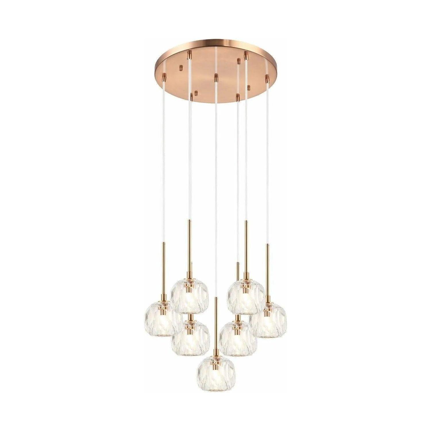 Matteo Lighting - Rosa Multi Pendant - C61437AG - Canada Light Shop