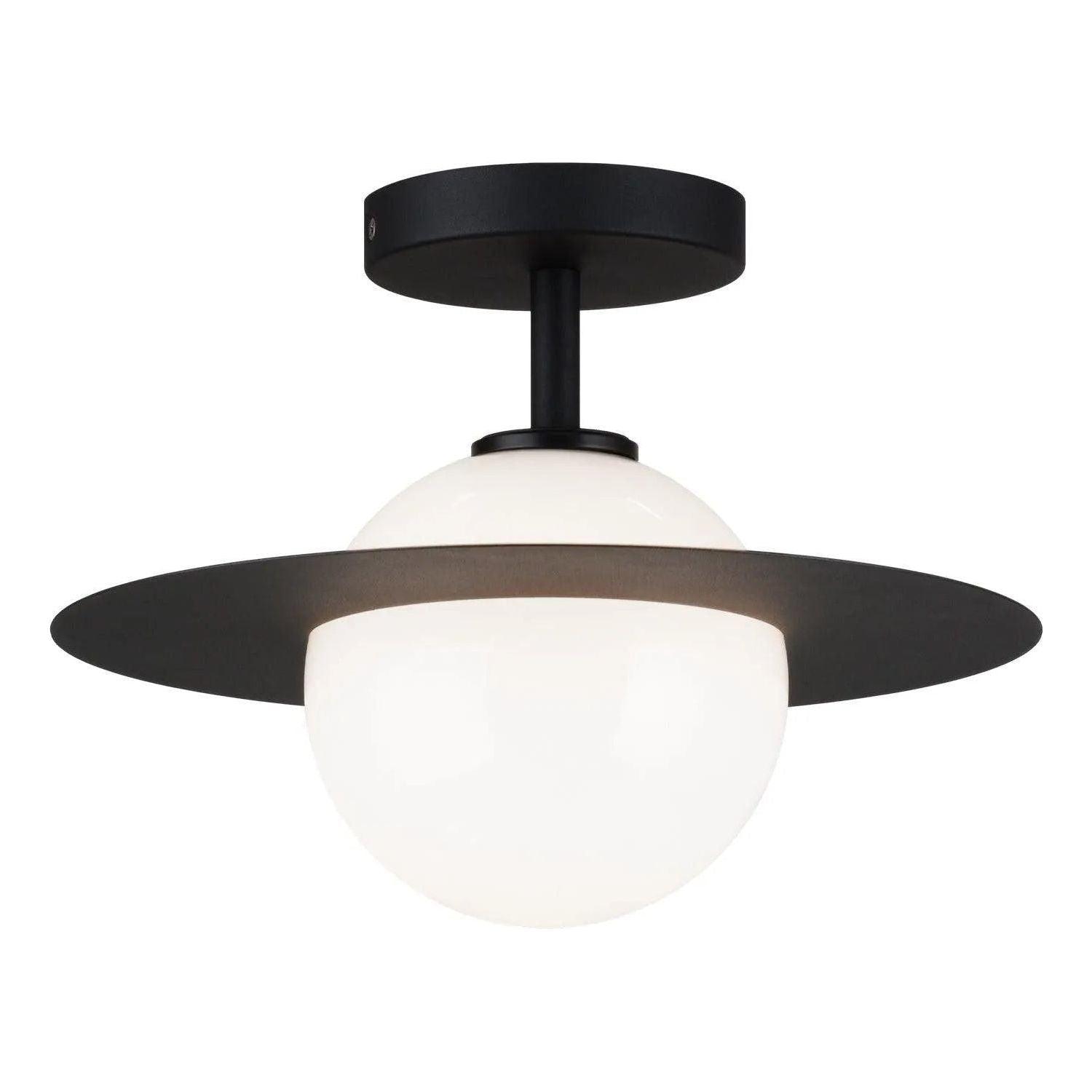 Matteo Lighting - Saturn Flush Mount - X60401BKOP - Canada Light Shop