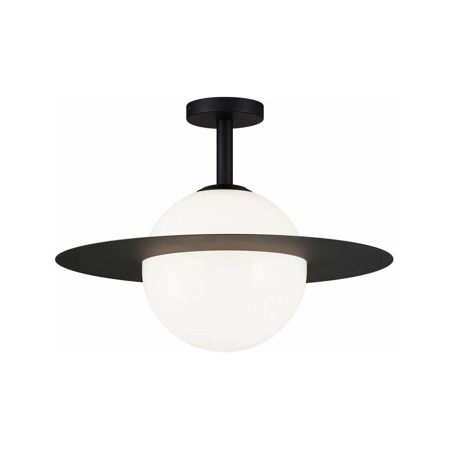 Matteo Lighting - Saturn Flush Mount - X60411BKOP - Canada Light Shop