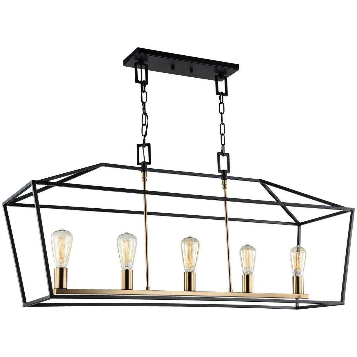 Matteo Lighting - Scatola Linear Chandelier - C61715RB - Canada Light Shop