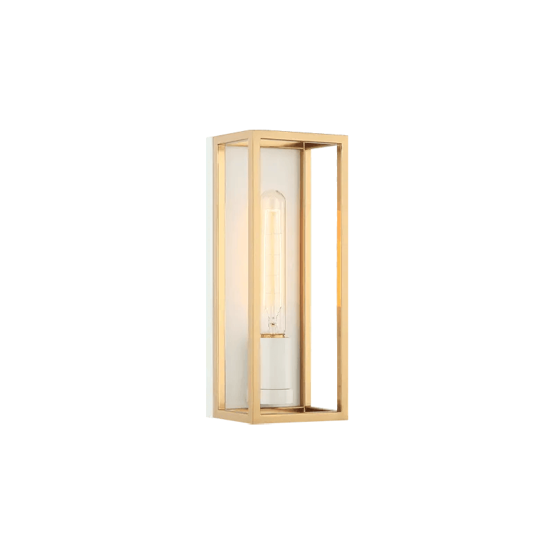 Matteo Lighting - Shadowbox LED Wall Sconce - S15141WHAG - Canada Light Shop