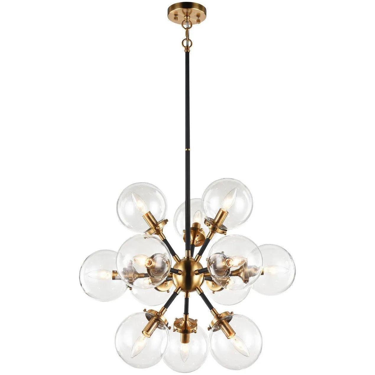 Matteo Lighting - Soleil Chandelier - C62812AGCL - Canada Light Shop