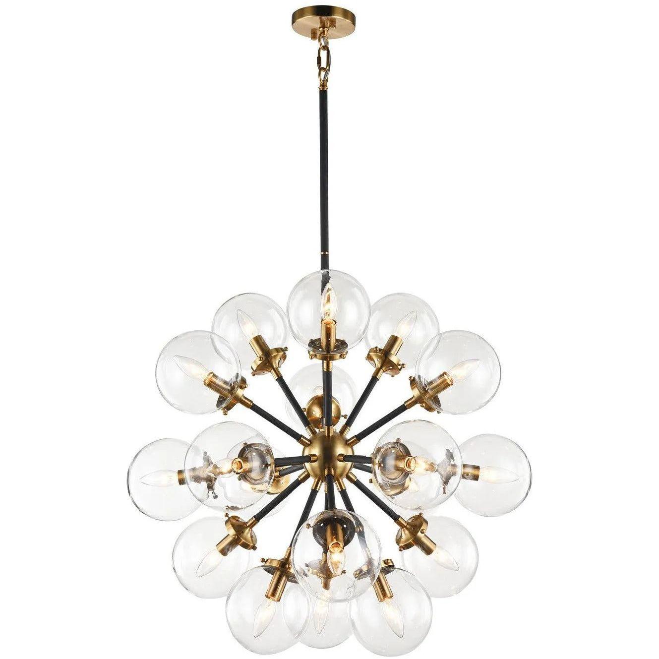 Matteo Lighting - Soleil Chandelier - C62818AGCL - Canada Light Shop