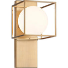 Matteo Lighting - Squircle Off-Center Wall Sconce - S03801AG - Canada Light Shop