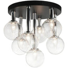 Matteo Lighting - Stellar Flush Mount - X75307BKCL - Canada Light Shop
