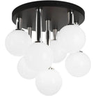 Matteo Lighting - Stellar Flush Mount - X75307BKOP - Canada Light Shop
