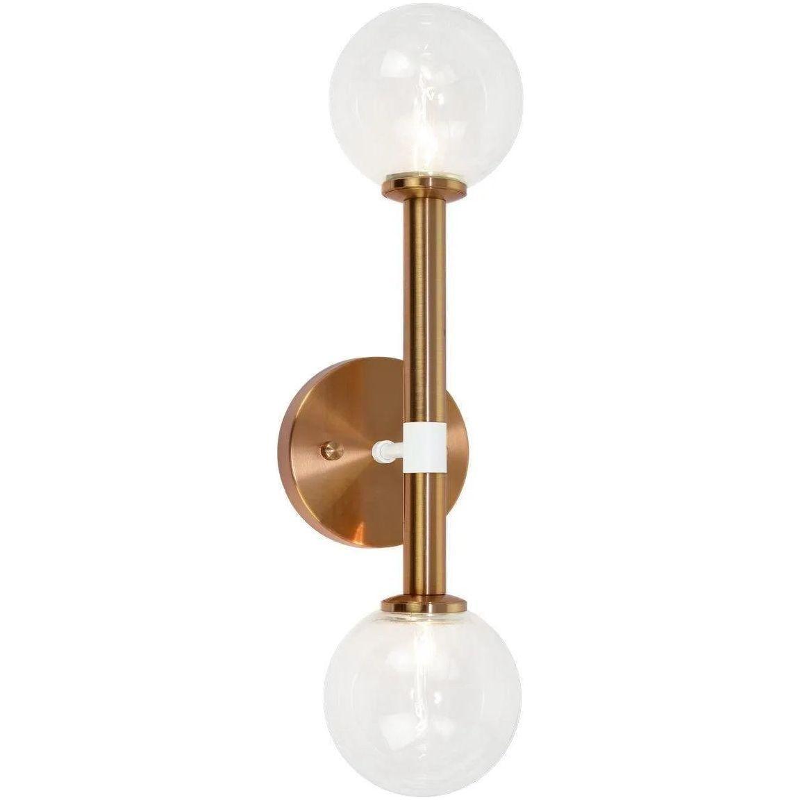 Matteo Lighting - Stellar Off-Center Wall Sconce - W75302AGCL - Canada Light Shop