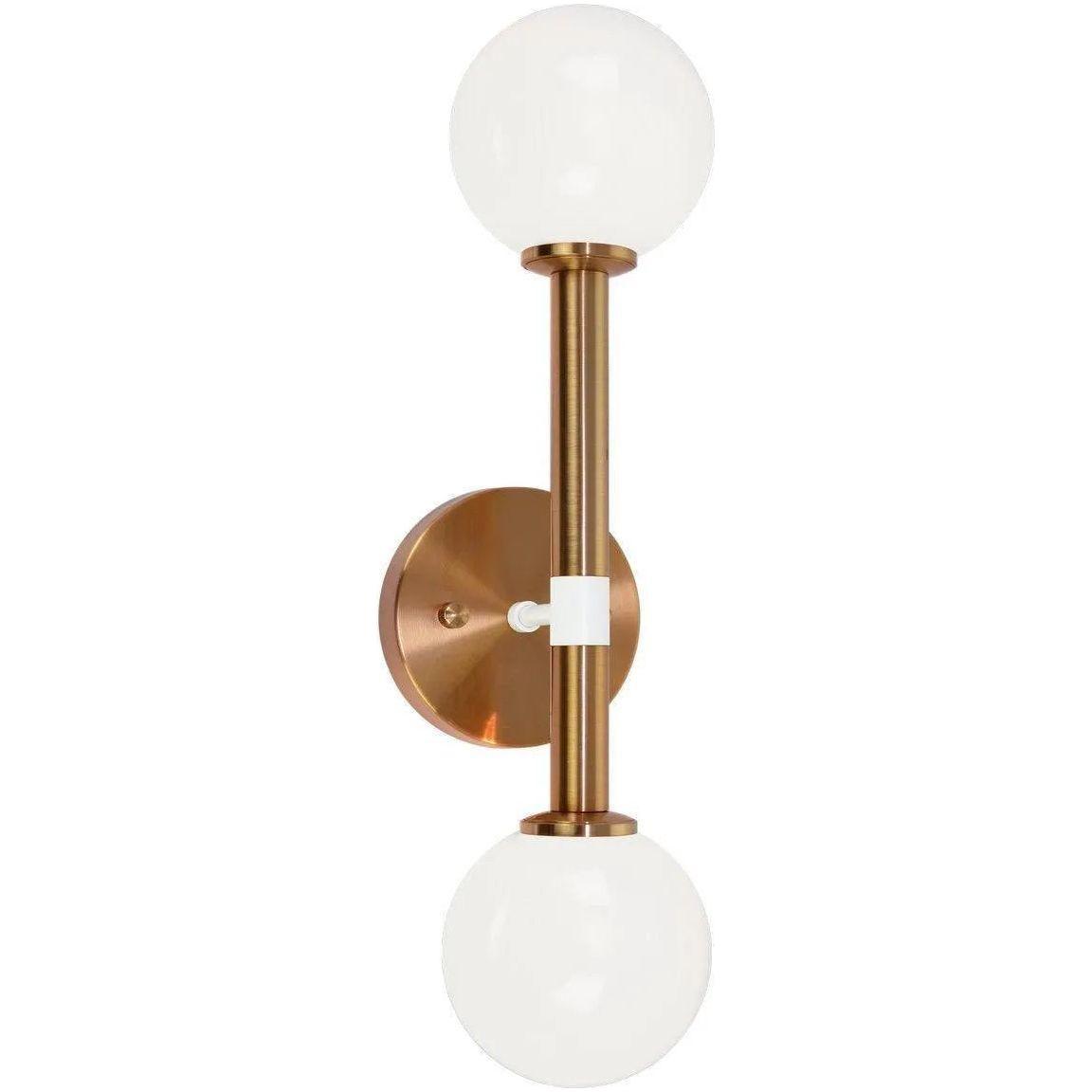 Matteo Lighting - Stellar Off-Center Wall Sconce - W75302AGOP - Canada Light Shop