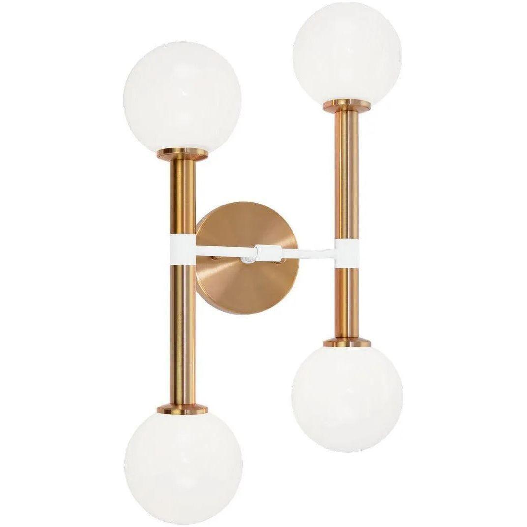 Matteo Lighting - Stellar Off-Center Wall Sconce - W75304AGOP - Canada Light Shop