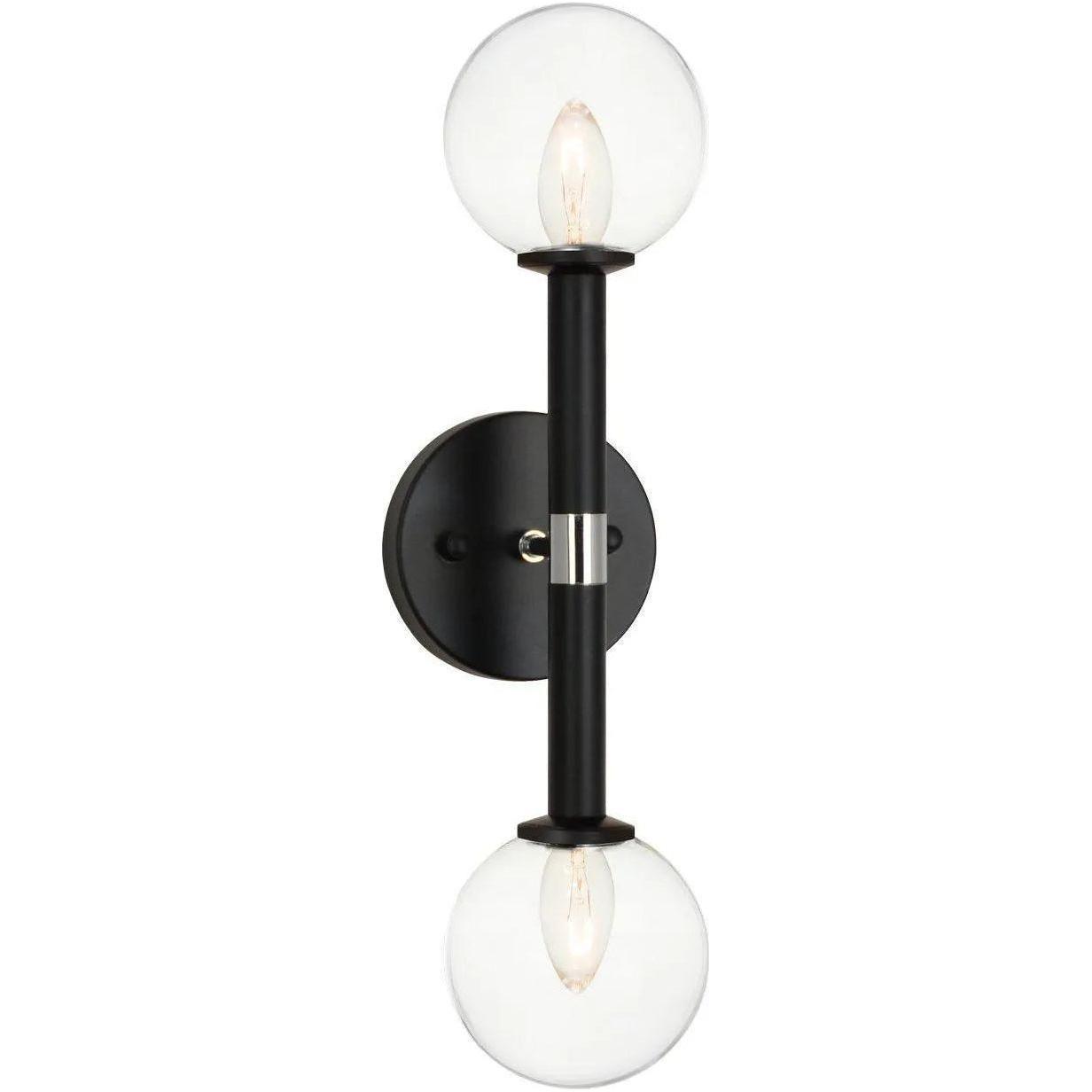 Matteo Lighting - Stellar Wall Sconce - W75312BKCL - Canada Light Shop