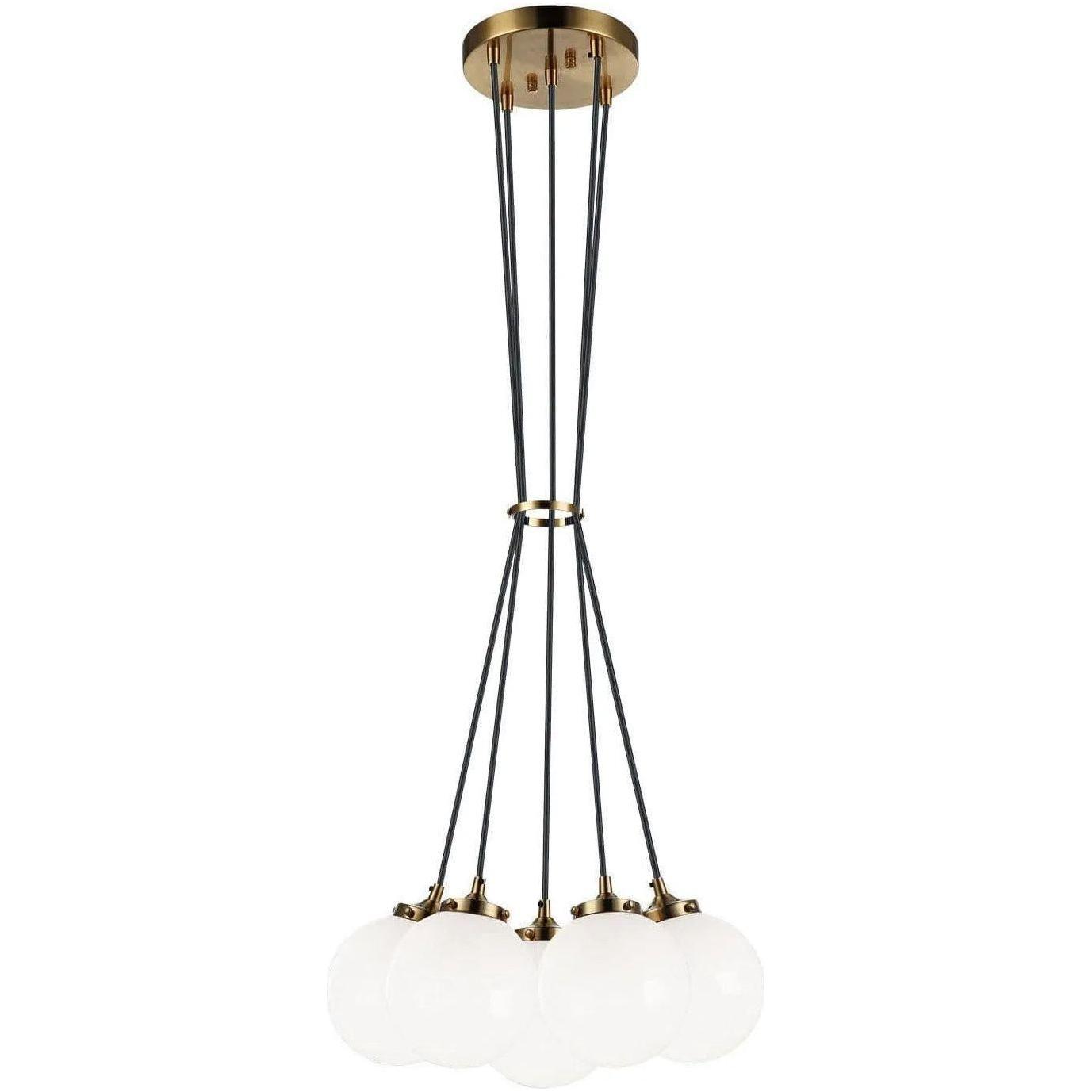 Matteo Lighting - The Bougie Chandelier - C63005AGOP - Canada Light Shop