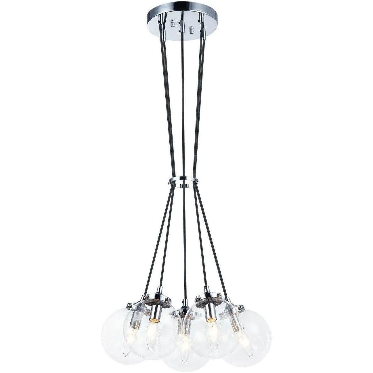 Matteo Lighting - The Bougie Chandelier - C63005CHCL - Canada Light Shop