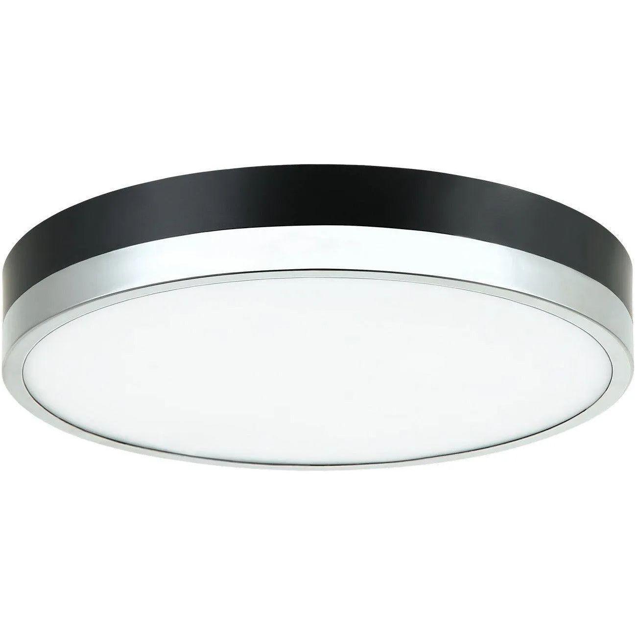 Matteo Lighting - Tone Flush Mount - M15301BKCH - Canada Light Shop