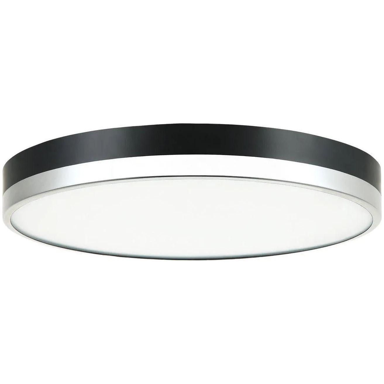 Matteo Lighting - Tone Flush Mount - M15302BKCH - Canada Light Shop