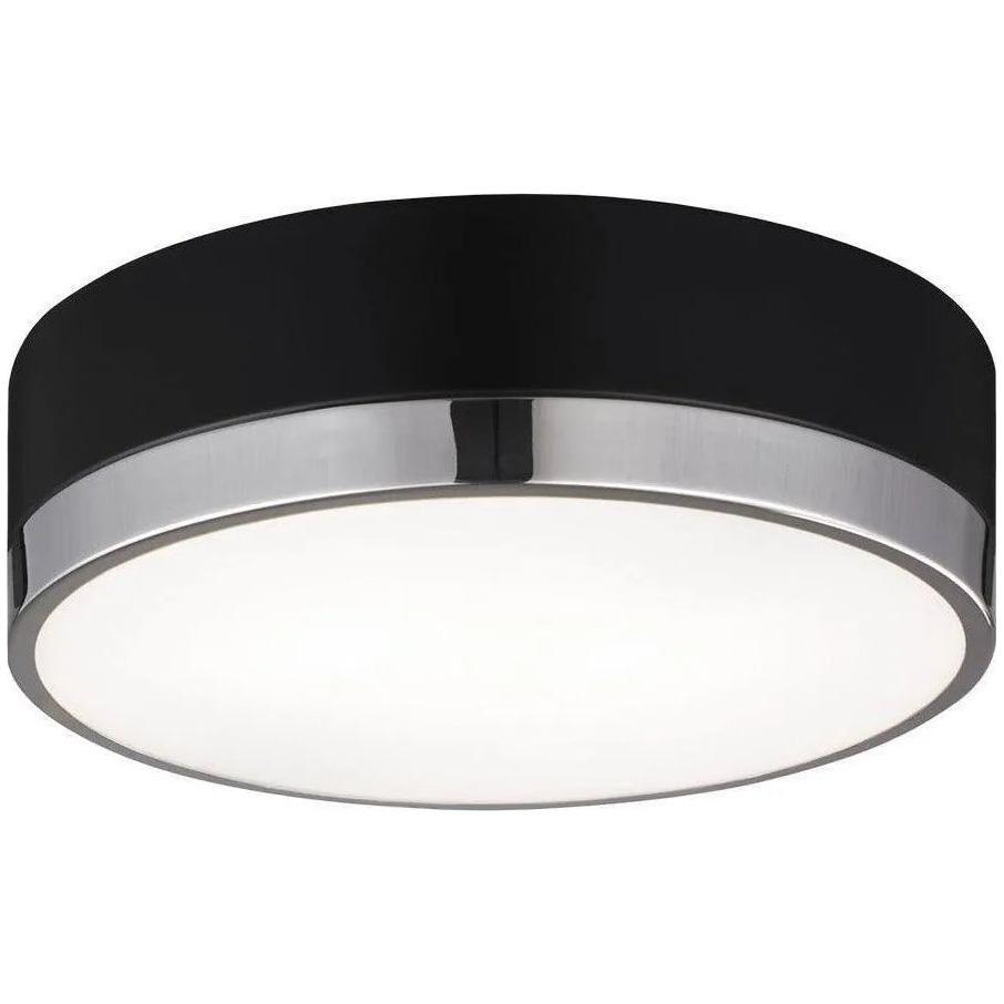 Matteo Lighting - Trydor Flush Mount - M14302BKCH - Canada Light Shop