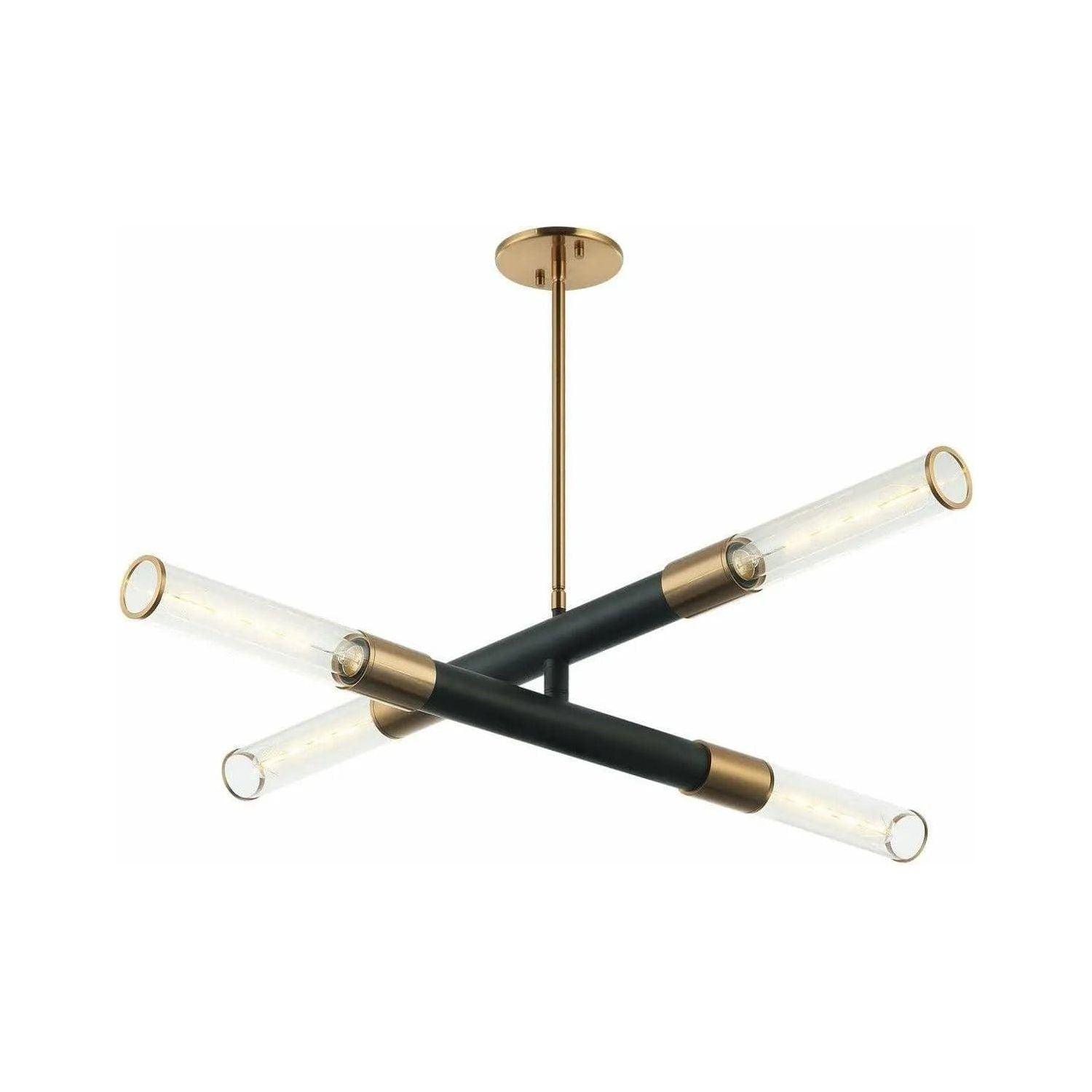 Matteo Lighting - Tubo Double Linear Pendant - C61204MBAG - Canada Light Shop