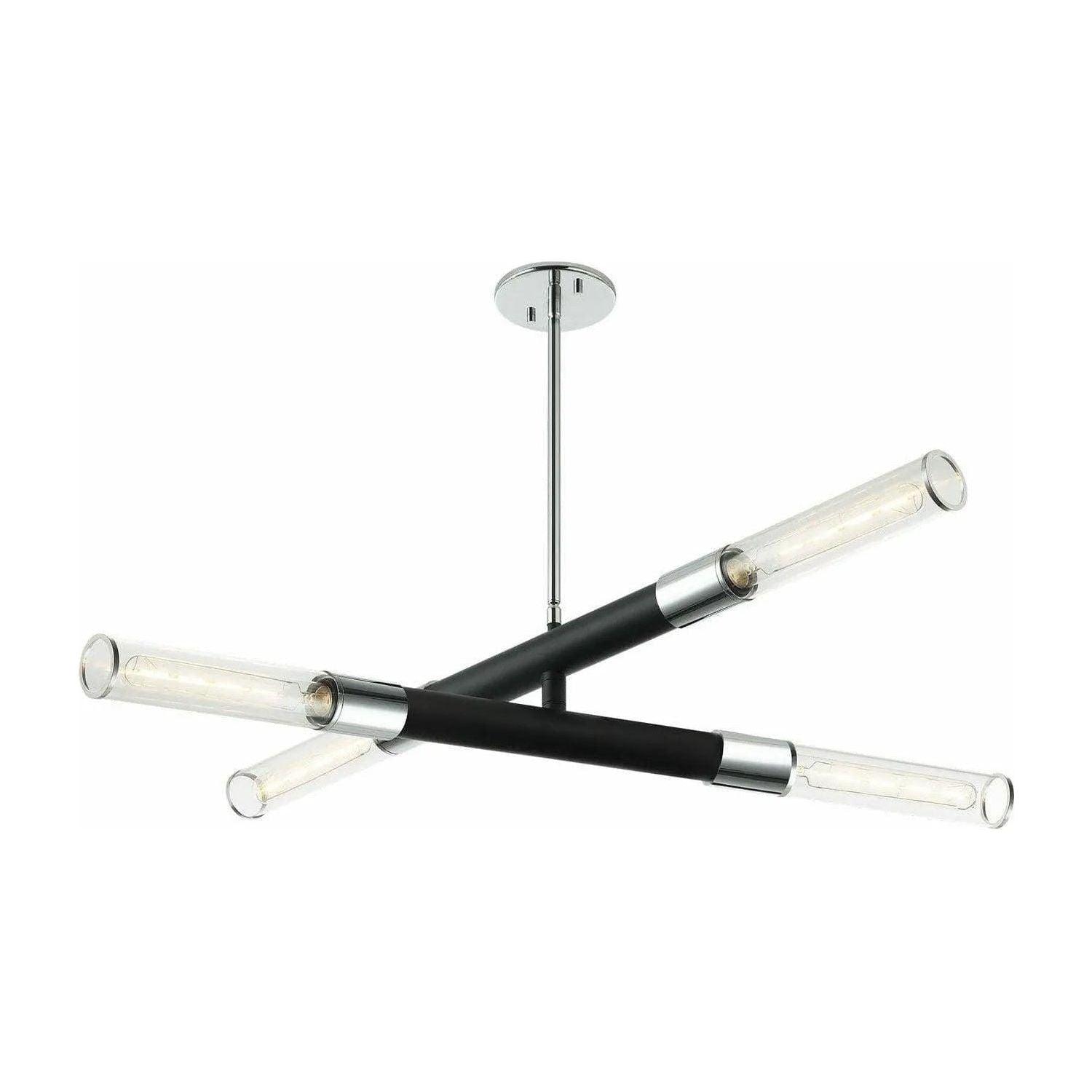 Matteo Lighting - Tubo Double Linear Pendant - C61204MBCH - Canada Light Shop