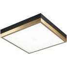 Matteo Lighting - Tux Flush Mount - M11411BKAG - Canada Light Shop