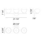 Matteo Lighting - Uptowne Vanity - S04201CHOP - Canada Light Shop