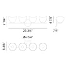 Matteo Lighting - Uptowne Vanity - S04201CHOP - Canada Light Shop