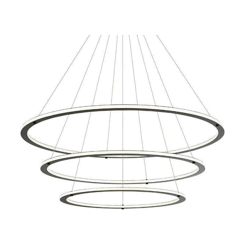 Matteo Lighting - Victoria LED Triple Pendant - C66196BK - Canada Light Shop