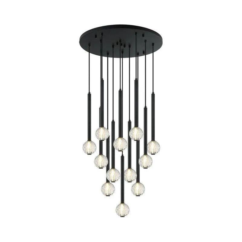 Matteo Lighting - Windchimer Multi-Light Pendant - C68903AG - Canada Light Shop