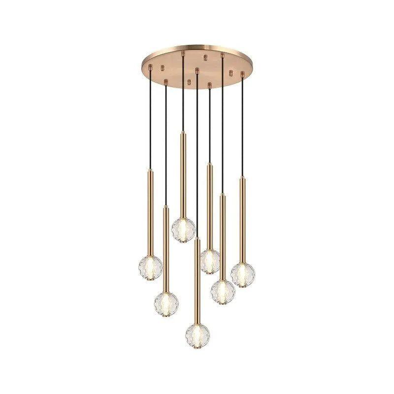 Matteo Lighting - Windchimer Multi-Light Pendant - C68903AG - Canada Light Shop