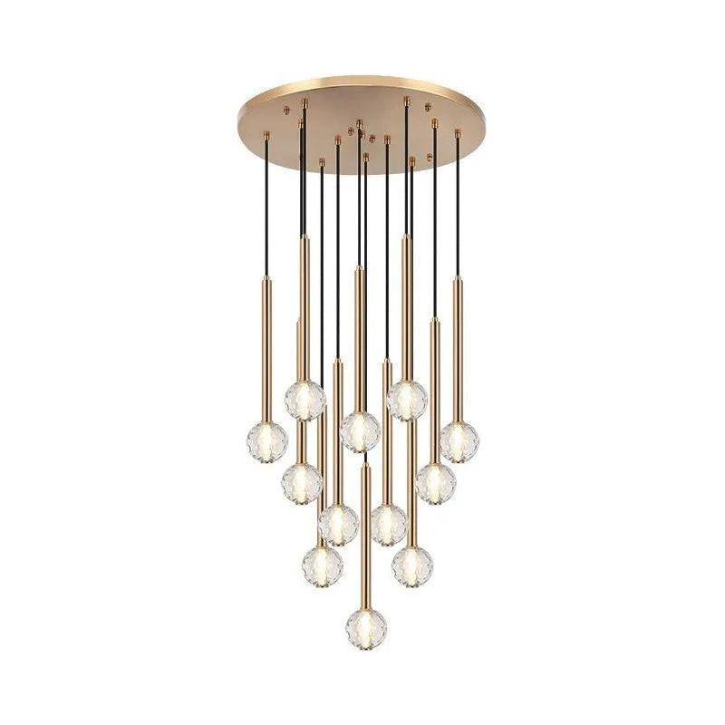 Matteo Lighting - Windchimer Multi-Light Pendant - C68903AG - Canada Light Shop