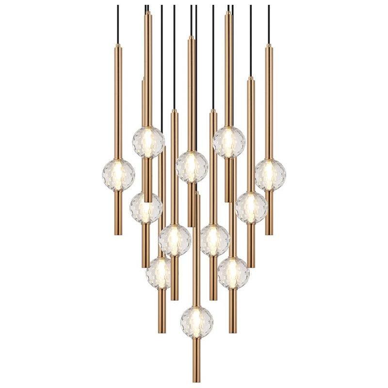 Matteo Lighting - Windchimer Multi-Light Pendant - C68912AG - Canada Light Shop