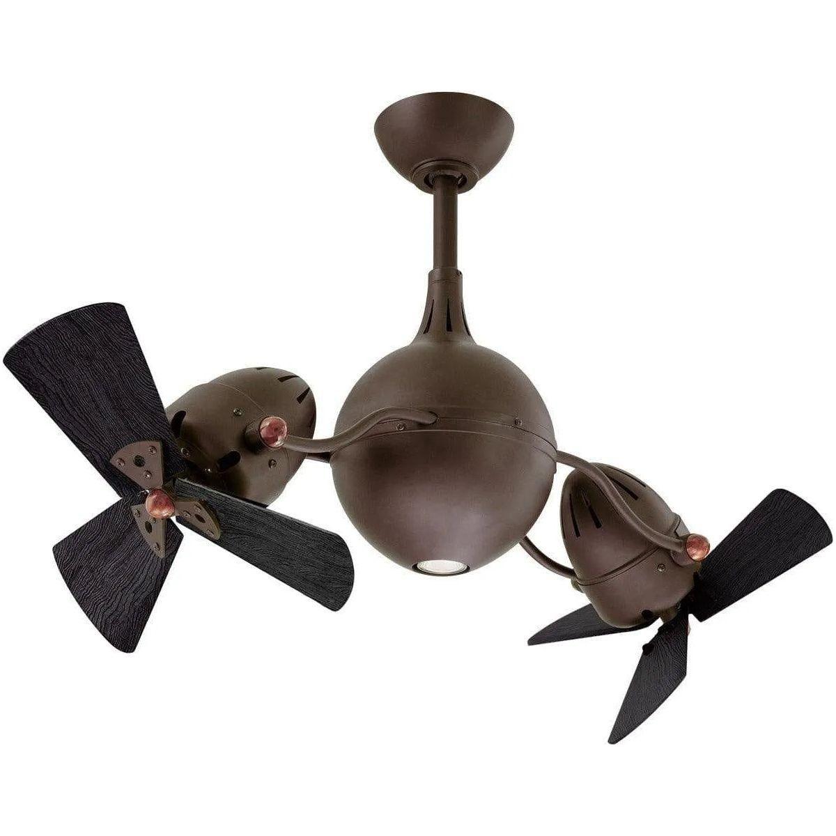 Matthews Fan Company - Acqua 38"Ceiling Fan - AQ-TB-WDBK - Canada Light Shop