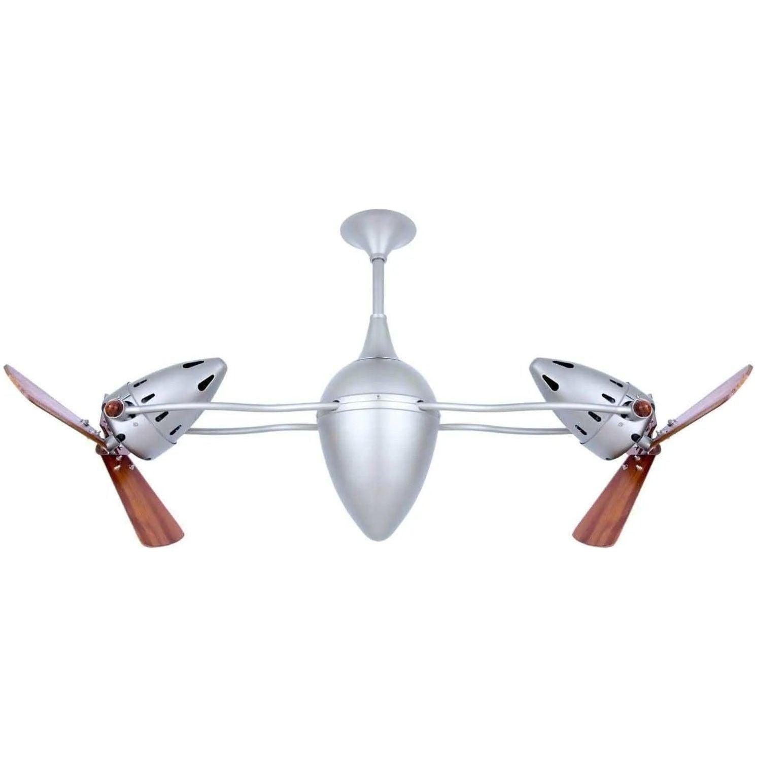 Matthews Fan Company - Ar Ruthiane Ceiling Fan, Damp Rated - AR-BN-WD-DAMP - Canada Light Shop