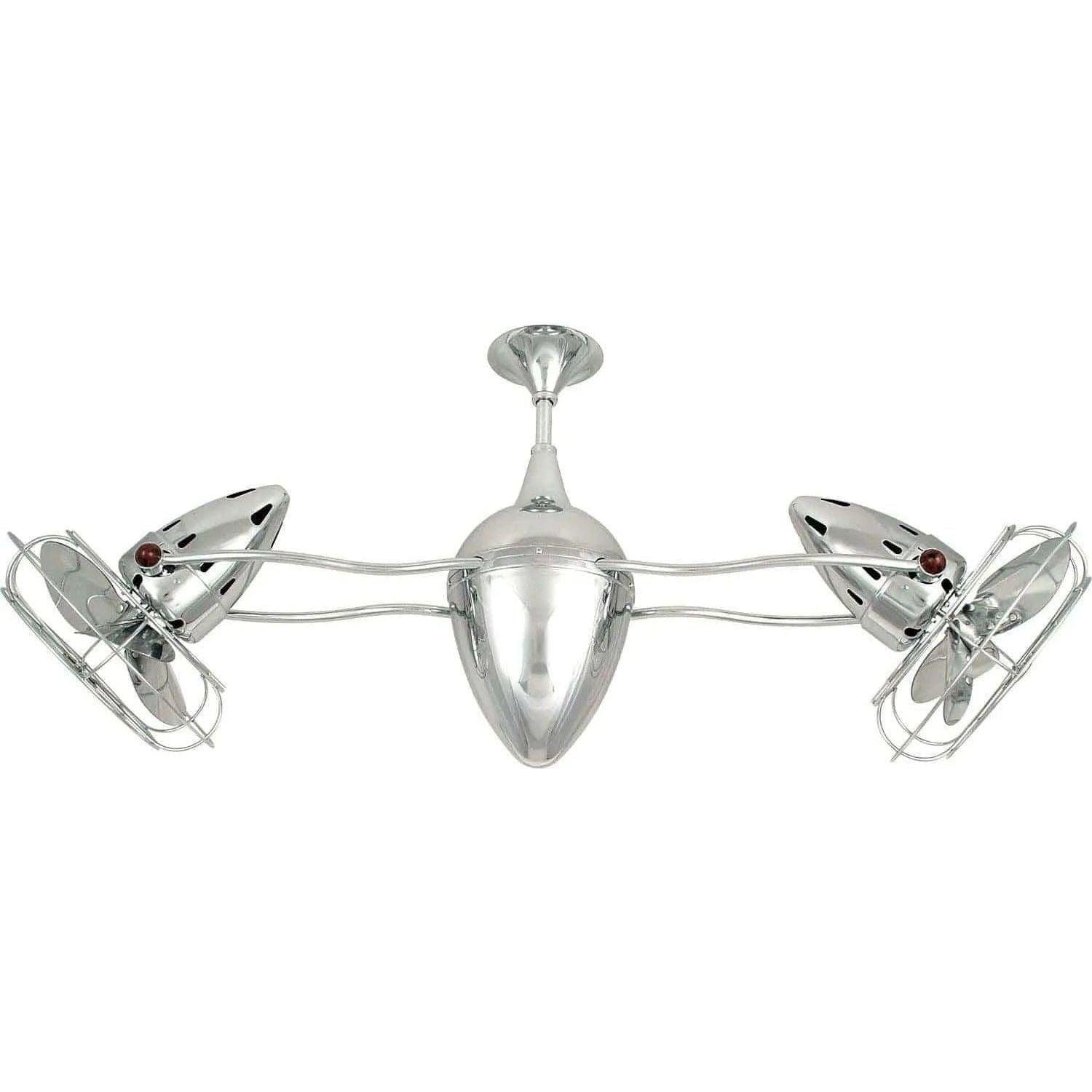 Matthews Fan Company - Ar Ruthiane Ceiling Fan, Damp Rated - AR-CR-MTL-DAMP - Canada Light Shop