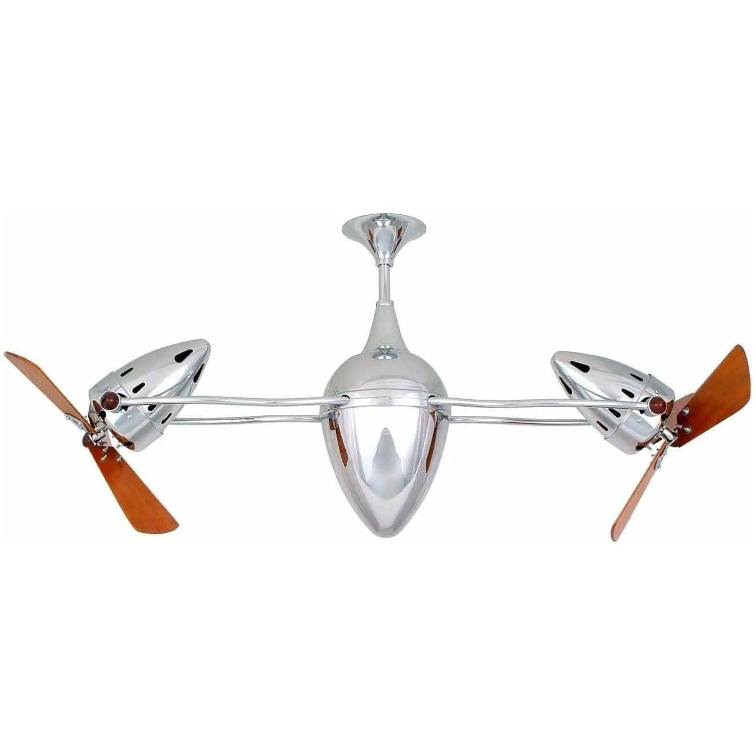 Matthews Fan Company - Ar Ruthiane Ceiling Fan, Damp Rated - AR-CR-WD-DAMP - Canada Light Shop