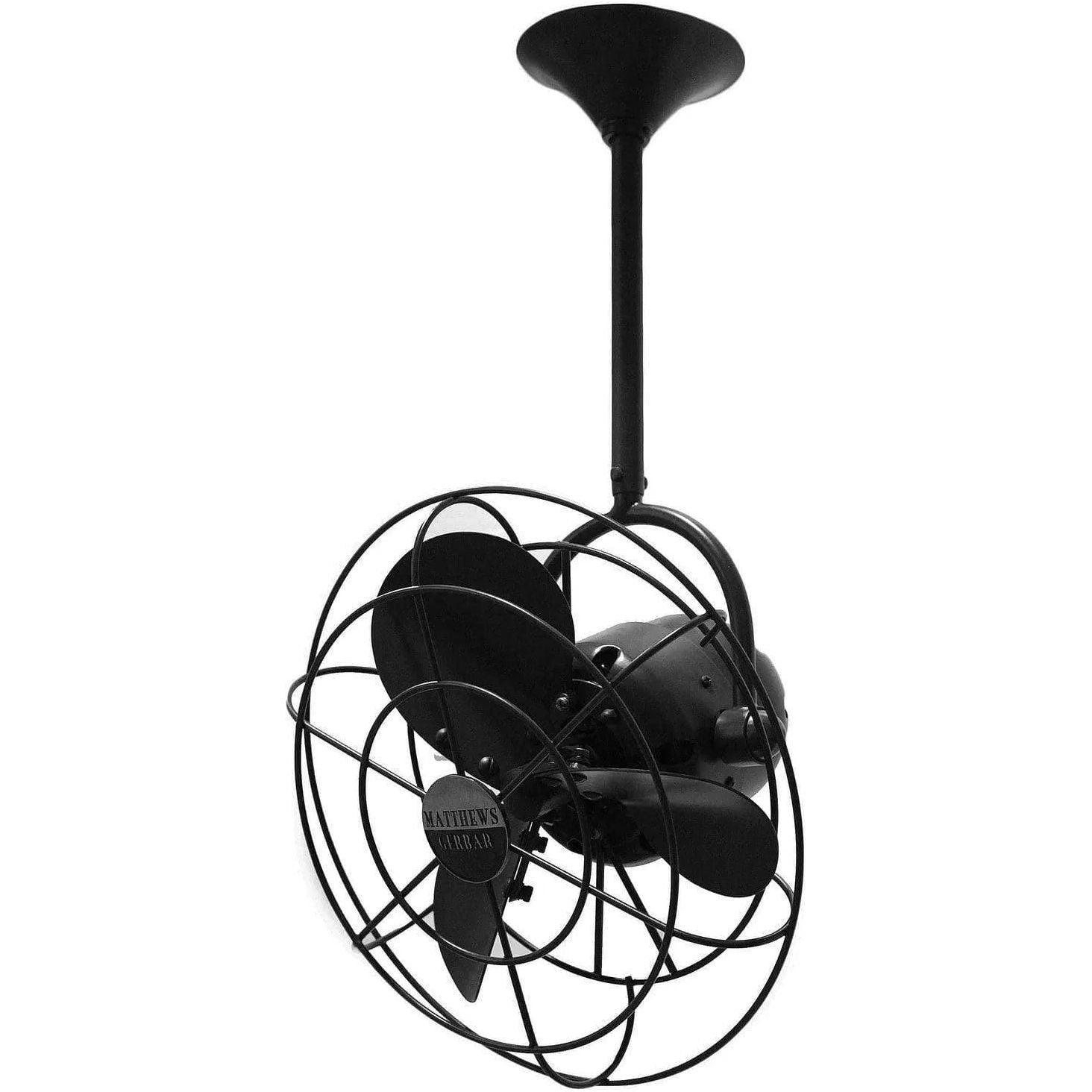 Matthews Fan Company - Bianca Direcional Ceiling Fan - BD-BK-MTL - Canada Light Shop