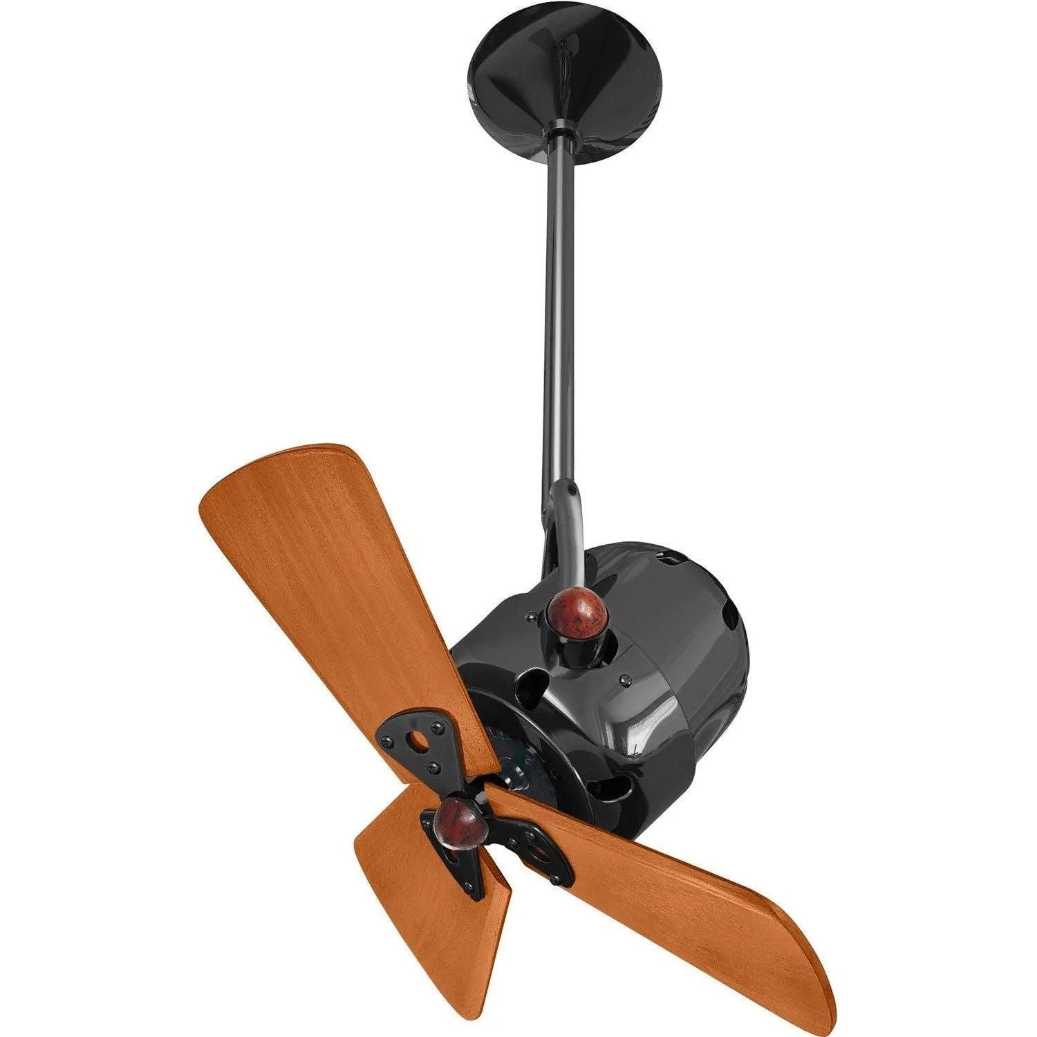 Matthews Fan Company - Bianca Direcional Ceiling Fan - BD-BKN-WD - Canada Light Shop