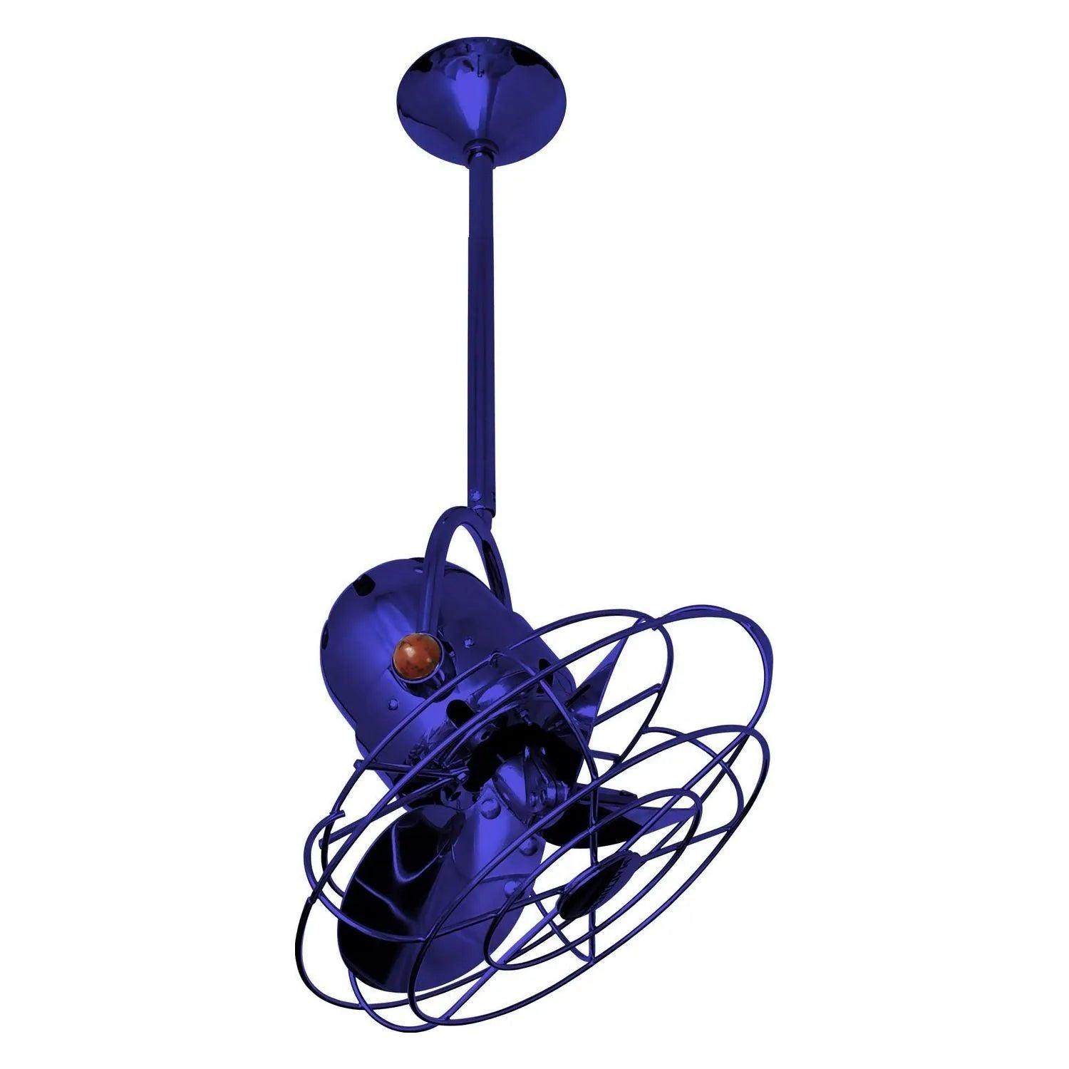 Matthews Fan Company - Bianca Direcional Ceiling Fan - BD-BLUE-MTL - Canada Light Shop