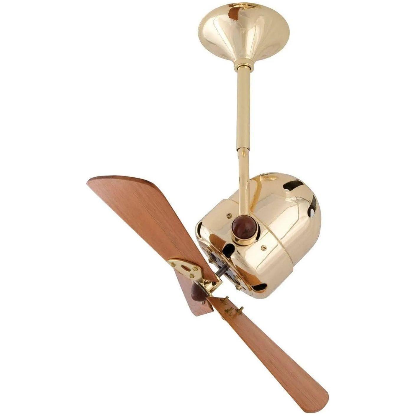 Matthews Fan Company - Bianca Direcional Ceiling Fan - BD-BRBR-WD - Canada Light Shop