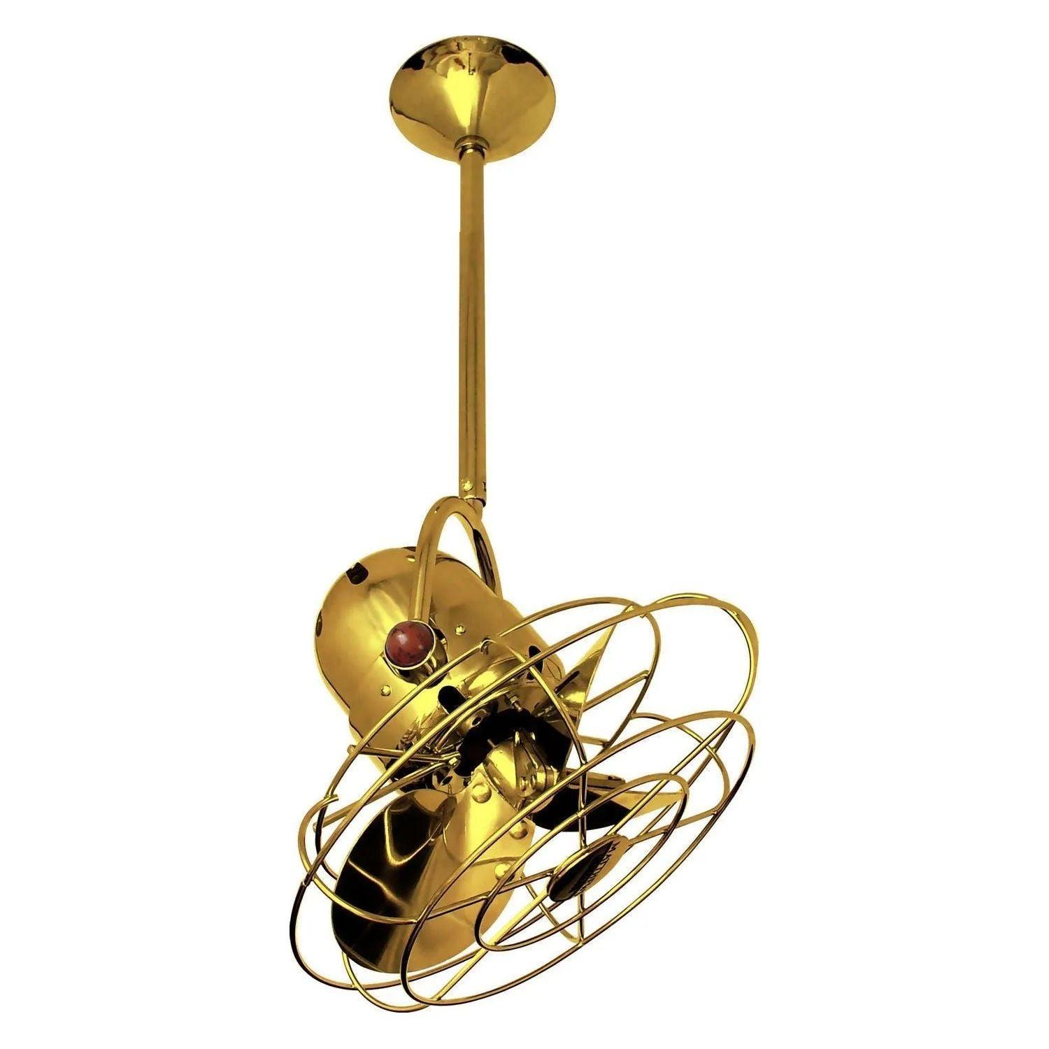 Matthews Fan Company - Bianca Direcional Ceiling Fan - BD-GOLD-MTL - Canada Light Shop
