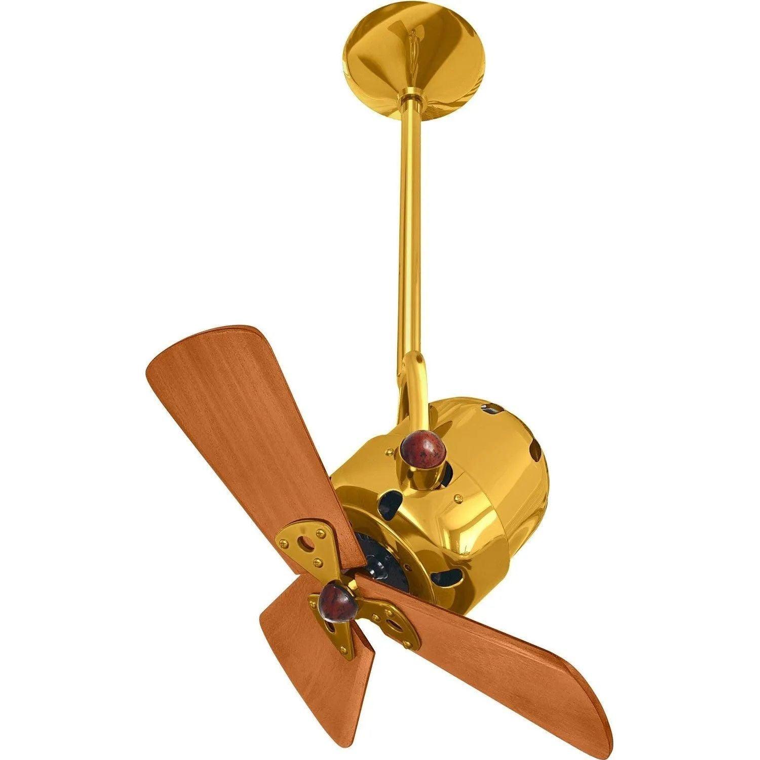 Matthews Fan Company - Bianca Direcional Ceiling Fan - BD-GOLD-WD - Canada Light Shop