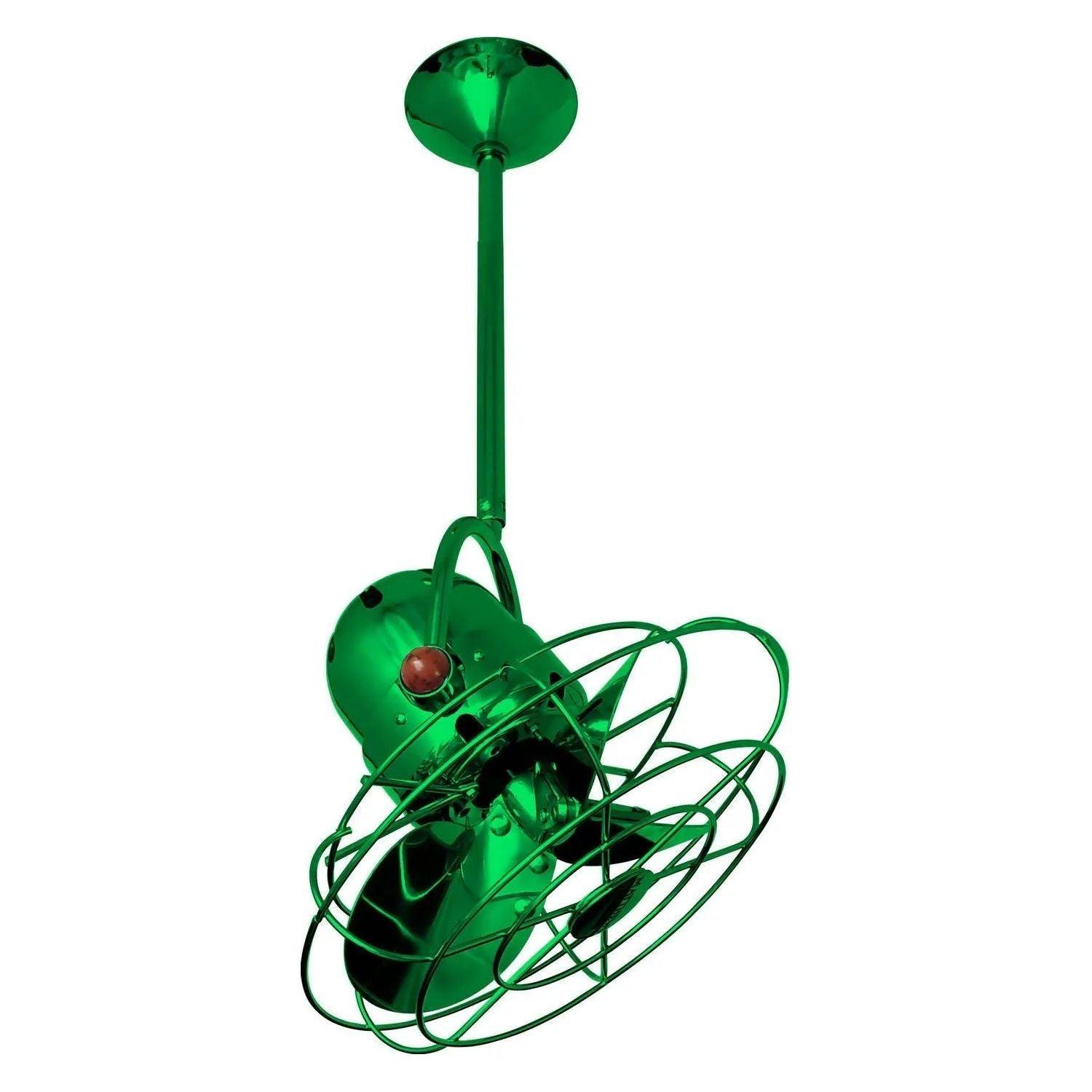 Matthews Fan Company - Bianca Direcional Ceiling Fan - BD-GREEN-MTL - Canada Light Shop