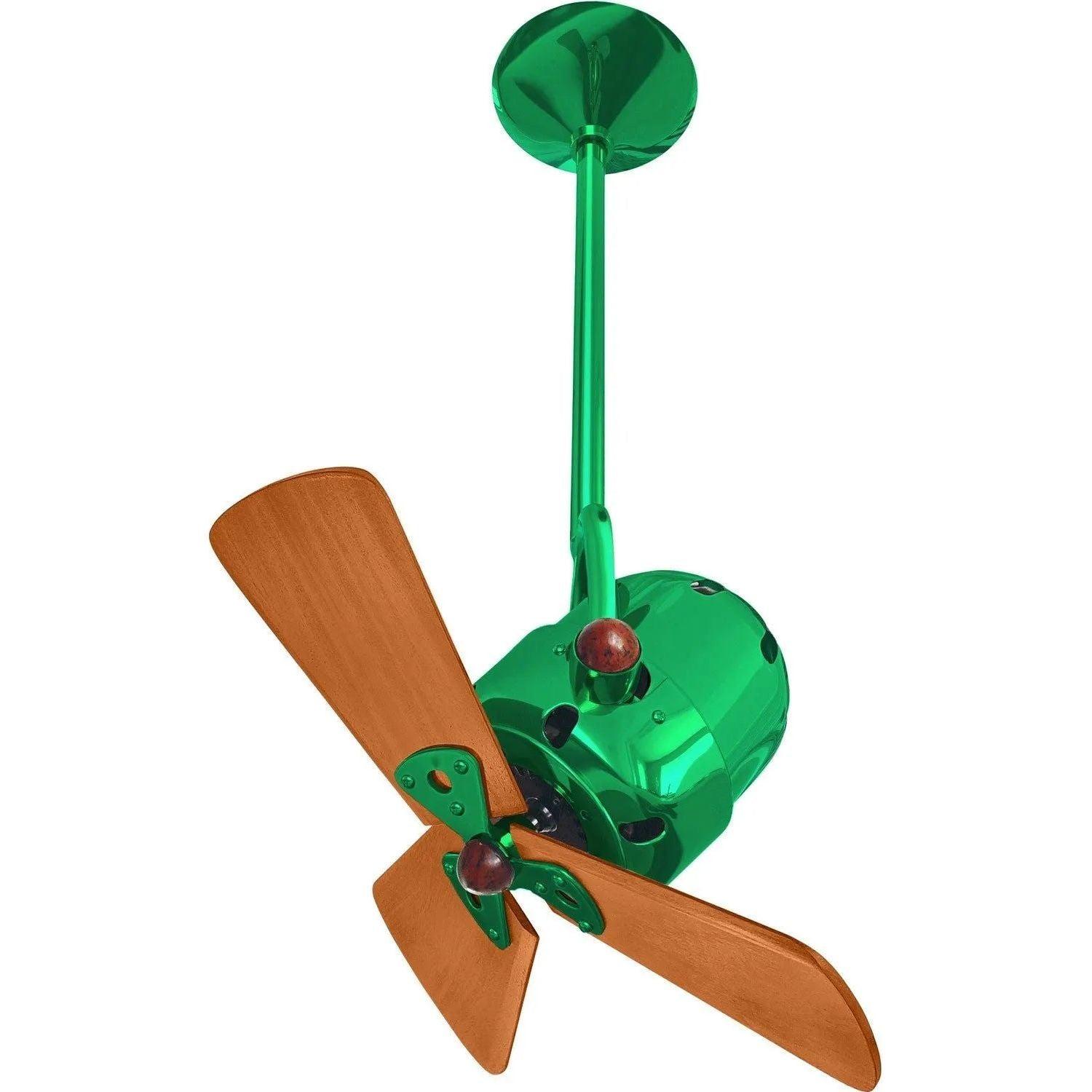 Matthews Fan Company - Bianca Direcional Ceiling Fan - BD-GREEN-WD - Canada Light Shop