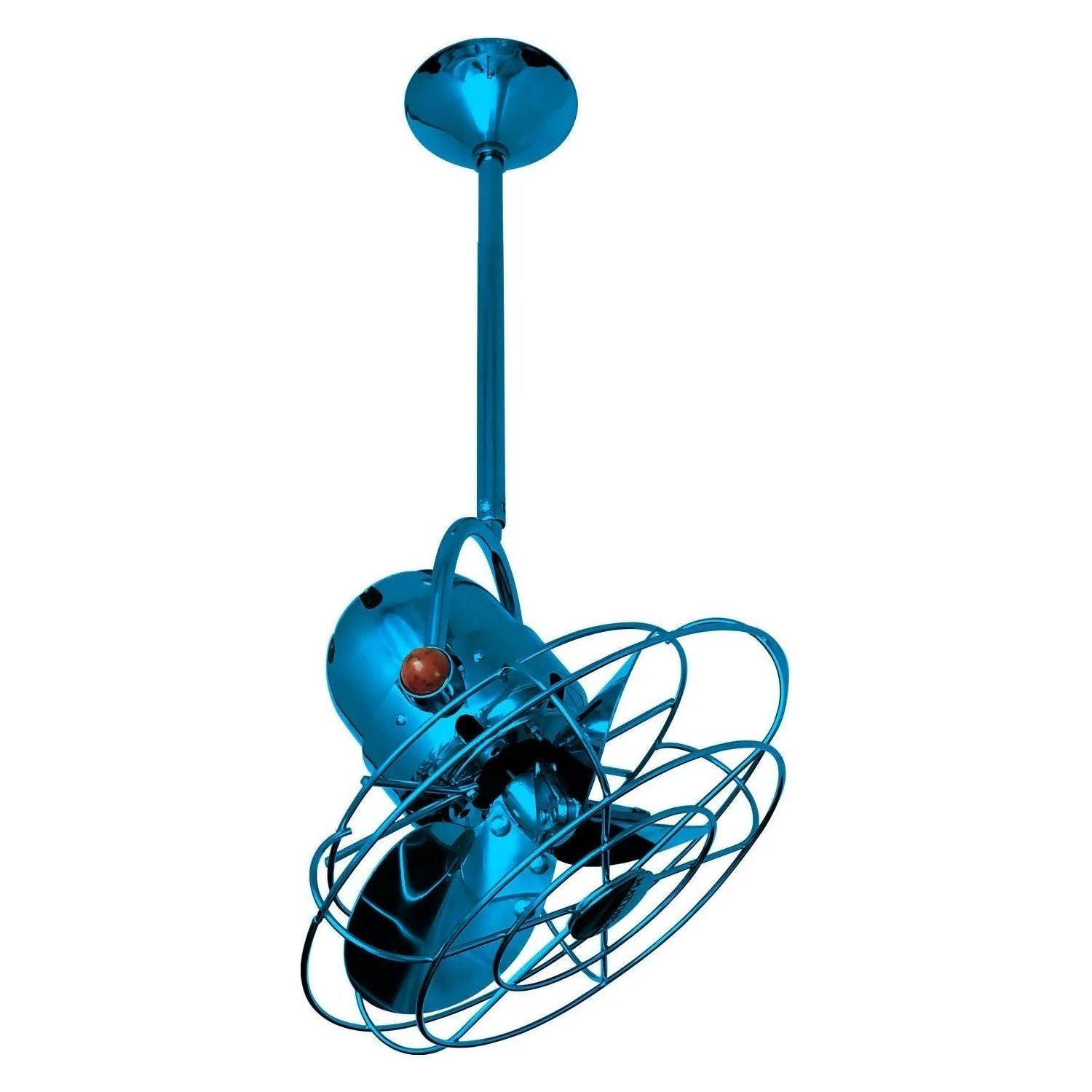 Matthews Fan Company - Bianca Direcional Ceiling Fan - BD-LTBLUE-MTL - Canada Light Shop