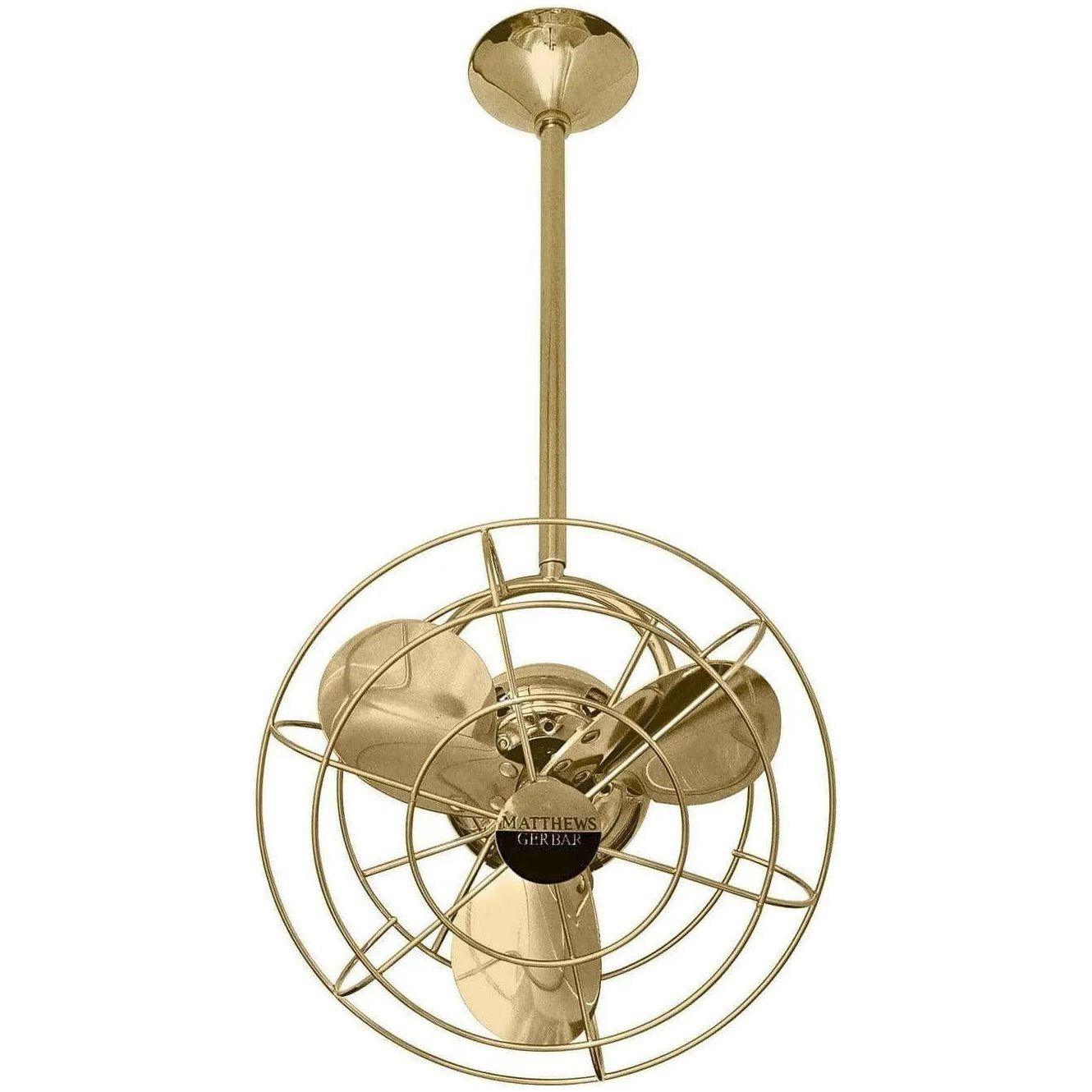 Matthews Fan Company - Bianca Direcional Ceiling Fan - BD-PB-MTL - Canada Light Shop