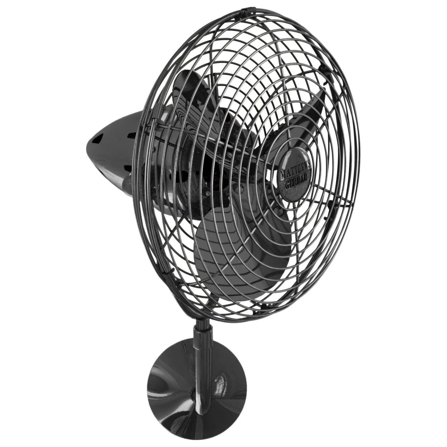 Matthews Fan Company - Bruna Parede Ceiling Fan - BP-BKN-MTL - Canada Light Shop