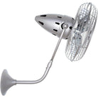 Matthews Fan Company - Bruna Parede Wall Fan, Damp Location - BP-BN-MTL-DAMP - Canada Light Shop